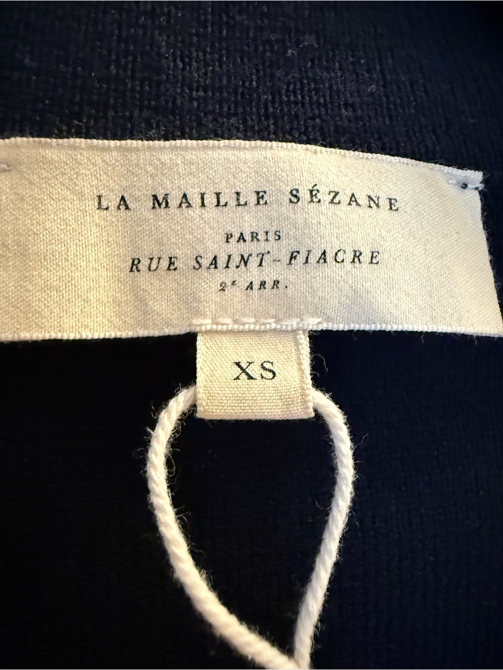 Sezane Betty Cardigan - Navy - Picture 4 of 5